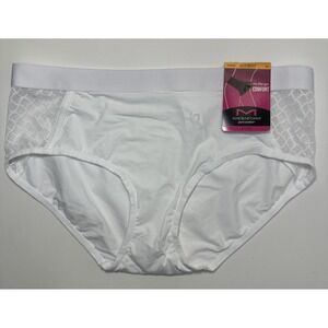 Maidenform Pure Comfort Boy Brief DM224C White Size S/5 NEW Women's Underwear
